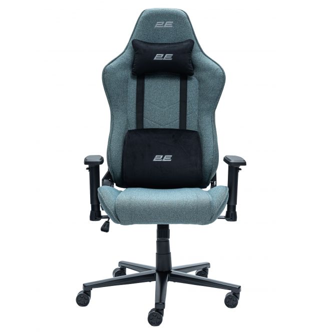 2E Gaming Крісло 2E GAMING BUSHIDO Lite, тканина, 2D-Armrests, зелений темний