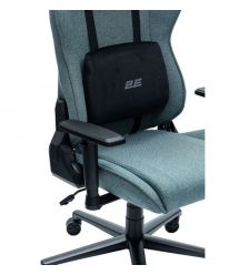 2E Gaming Крісло 2E GAMING BUSHIDO Lite, тканина, 2D-Armrests, зелений темний