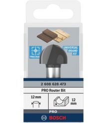 Bosch Фреза галтельна Bosch Professional Std S8 R12 D24 L15.9