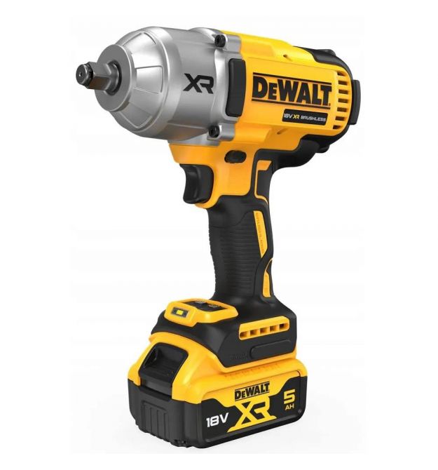 DeWALT Гайковерт ударний DeWalt XR Li-Ion 18В акб 2х5А·год 1898Нм 2300об/хв 2200уд/хв 1/2" ЗП кейс 2.9кг