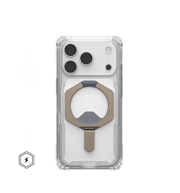 UAG Чехол UAG для iPhone 17 Pro, Plasma XTE MagSafe, Clear/Titanium