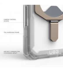 UAG Чехол UAG для iPhone 17 Pro, Plasma XTE MagSafe, Clear/Titanium