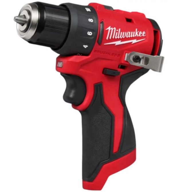 Milwaukee Шурупокрут-дриль акумуляторний Milwaukee M12 BLDDRC-0 12В 40Нм 0-1700об/хв 0.8кг без АКБ и ЗП