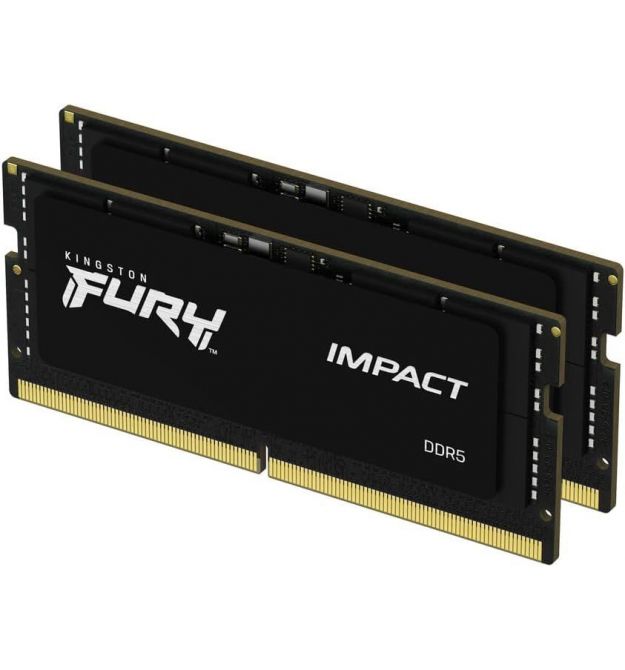Kingston Пам'ять ноутбука Kingston DDR5 32GB KIT (16GBx2) 6000 FURY Impact XMP