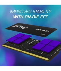 Kingston Пам'ять ноутбука Kingston DDR5 32GB KIT (16GBx2) 6000 FURY Impact XMP