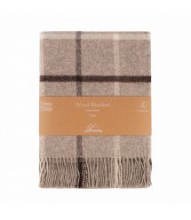 ARDESTO Плед Ardesto Leonardo Alpina, 140x200см, 100% вовна, бежевий