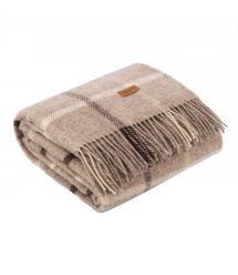 ARDESTO Плед Ardesto Leonardo Alpina, 140x200см, 100% вовна, бежевий