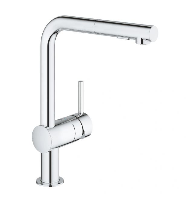 Grohe Смеситель для кухни Grohe Vento, длина излива - 295 мм, поворотный, 1 рычаг, хром
