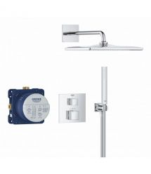 Grohe Душевая система QuickFix Precision Cube скрытого монтажа из Vitalio Rain Mono 310 Cube, хром