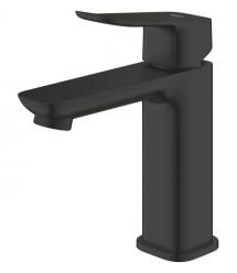 Grohe QuickFix Dice Black sink mixer M-size, spout length - 116mm, non-return, 1 lever, matte black