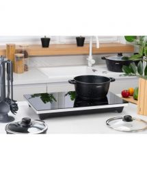 ARDESTO Набор посуды Gemini Anzio, 6 предметов, алюминий, черный