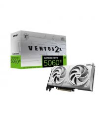 MSI Видеокарта GeForce RTX 5060 Ti 16GB GDDR7 VENTUS 2X OC WHITE PLUS