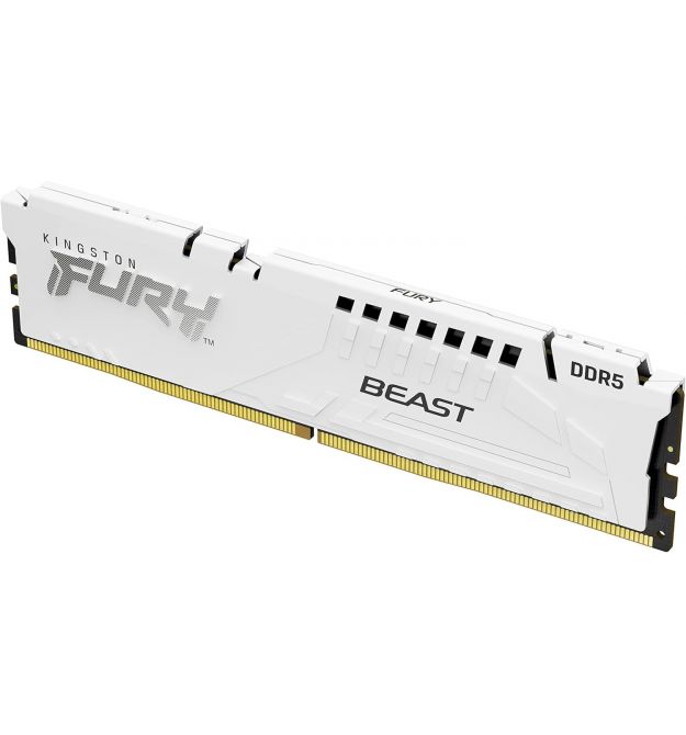 Kingston Пам'ять ПК Kingston DDR5 16GB 6400 FURY Beast EXPO Білий