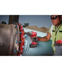 Milwaukee Гайковерт ударний акумуляторний Milwaukee M18 FHIW2F12-0X 18В 1491Нм 0-2000об/хв 1/2" кейс 3.4кг без АКБ та ЗП