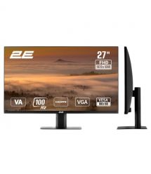 2E Монітор 2E 27" A2725B D-Sub, HDMI, VA, 100Hz