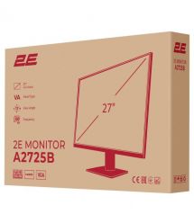 2E Монітор 2E 27" A2725B D-Sub, HDMI, VA, 100Hz