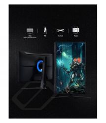 Samsung Монітор Samsung 27" S27DG300NI HDMI, DP, VA, 180Hz, 1ms, FreeSync