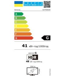 Samsung Монітор Samsung 27" Odyssey OLED G6 G60SF HDMI, DP, USB, MM, OLED, 2560x1440, 500Hz, 0,3ms
