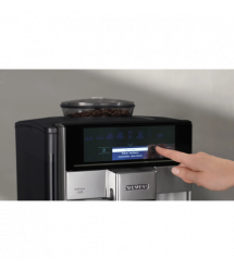 Siemens Siemens Coffee machine, 1.7L, auto capuchino maker, LED display, auto recipe-12, black-silver