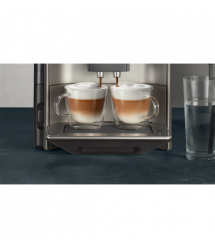 Siemens Siemens Coffee machine, 1.7L, auto capuchino maker, LED display, auto recipe-12, black-silver