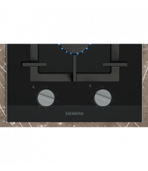 Siemens Siemens Hob gas on glass, 30cm, Domino, black