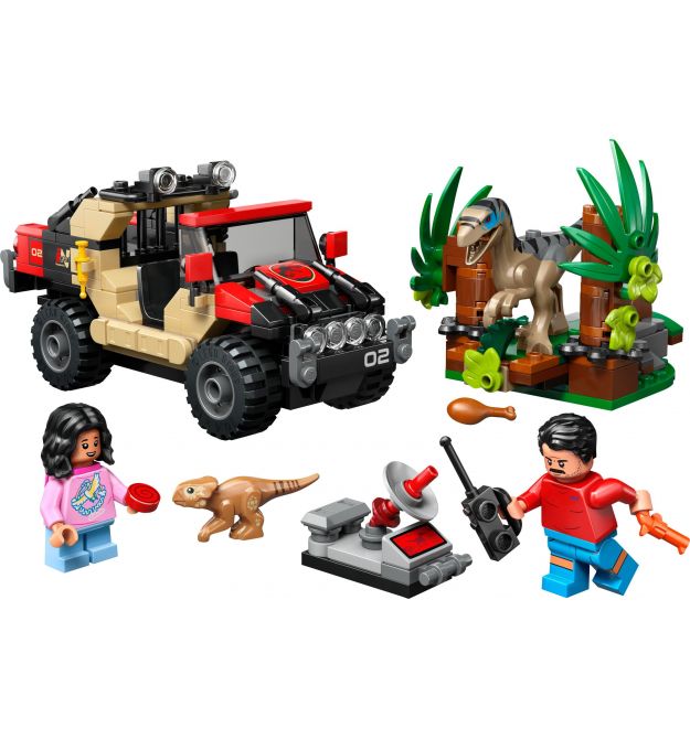 LEGO Конструктор LEGO Jurassic World Втеча по бездоріжжю від раптора
