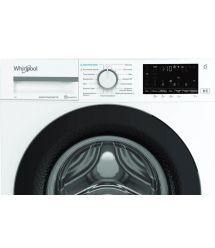 Whirlpool Стиральная машина фронтальная, 7кг, 1200, A+++, 49.6см, дисплей, пар, инвертор, люк черный, белый