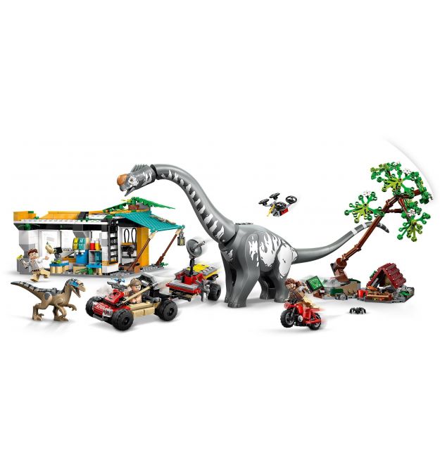 LEGO Конструктор LEGO Jurassic World Місія з відстеження раптора і титанозавра