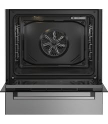 Beko Cooker Beko electrical glass-ceramic, 72L, 60x60cm, display, convection, inox