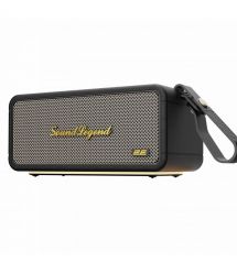 2E Портативная акустическая система 2E SoundLegend 80Вт, BT 5.3, TWS, FLAC, MP3, WAV, EQ, Power Bank, IPX6, RGB, Чёрный