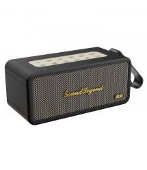 2E Портативная акустическая система 2E SoundLegend 80Вт, BT 5.3, TWS, FLAC, MP3, WAV, EQ, Power Bank, IPX6, RGB, Чёрный