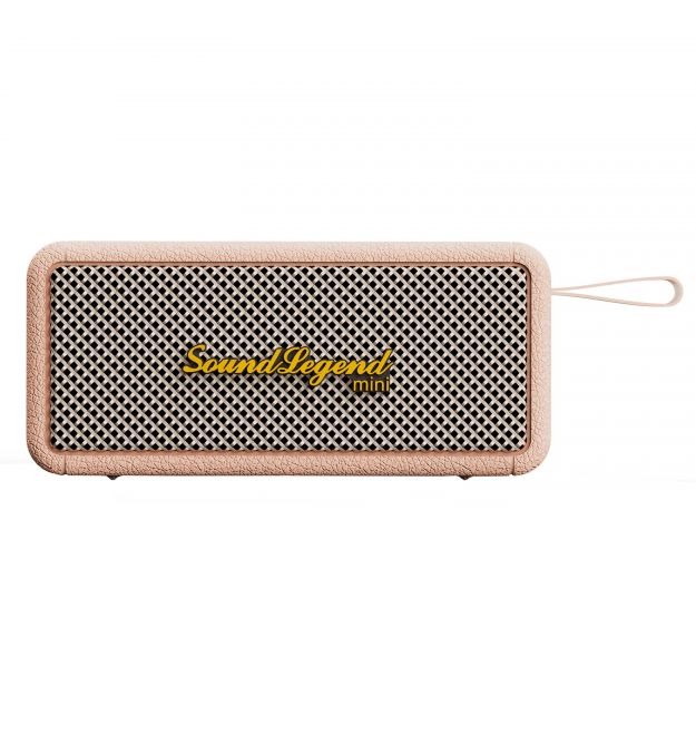 2E Портативная акустическая система SoundLegend Mini 40Вт, BT 5.3, TWS, FLAC, MP3, WAV, EQ, Power Bank, IPX6, Коричневый