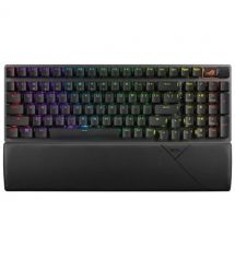 ASUS Клавиатура механическая ROG Strix Scope II, 96key, NX Snow, USB-A/WL/BT, EN/UK, RGB, чёрный