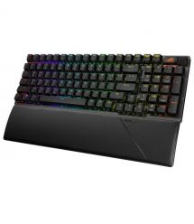 ASUS Клавиатура механическая ROG Strix Scope II, 96key, NX Snow, USB-A/WL/BT, EN/UK, RGB, чёрный