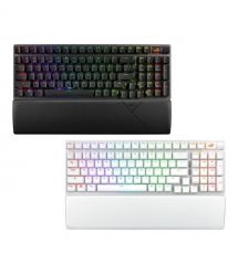 ASUS Клавиатура механическая ROG Strix Scope II, 96key, NX Snow, USB-A/WL/BT, EN/UK, RGB, чёрный