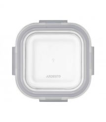 ARDESTO Контейнер для хранения пищевых продуктов Gemini 0.5л, боросиликатное стекло, пластик, квадратный, прозрачный