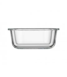 ARDESTO Контейнер для хранения пищевых продуктов Gemini 0.5л, боросиликатное стекло, пластик, квадратный, прозрачный