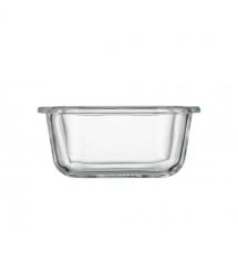 ARDESTO Контейнер для хранения пищевых продуктов Gemini 0.31л, боросиликатное стекло, пластик, квадратный, прозрачный
