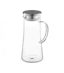 ARDESTO Кувшин с крышкой 1400мл, боросиликатное стекло, нержавеющая сталь, прозрачный