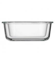 ARDESTO Контейнер для хранения пищевых продуктов Gemini 1.23л, боросиликатное стекло, пластик, квадратный, прозрачный