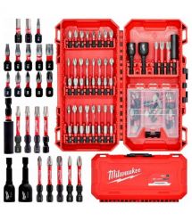 Milwaukee Біти Milwaukee Shockwave, сталь, кейс, набір 70шт