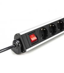 Digitus Блок розеток Office, 6xSchuko 16A, 3xUSB 2A, выключатель, 1.5м, вилка Schuko