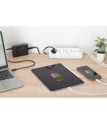 Digitus Блок розеток DIGITUS Office, 3xSchuko, 2xUSB-A, 1xUSB-C, 16A, 1.5м, вилка Schuko, білий