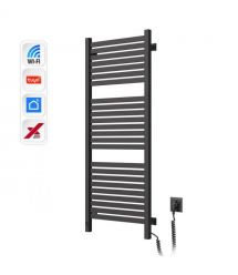 Navin Полотенцесушитель электрический Авангард Х, 1200х480х71мм, Wi-Fi, сталь, черный муар, правое подключение