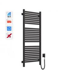 Navin Полотенцесушитель электрический Авангард Х, 1200х480х71мм, Wi-Fi, сталь, черный муар, правое подключение