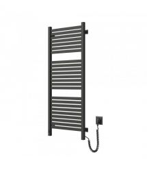 Navin Полотенцесушитель электрический Авангард Х, 1200х480х71мм, Wi-Fi, сталь, черный муар, правое подключение