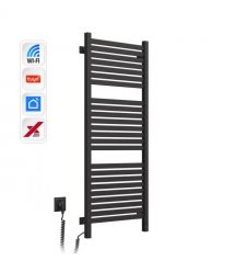 Navin Полотенцесушитель Navin электрический Авангард Х, 1200х480х71мм, Wi-Fi, сталь, черный муар, левое подключение
