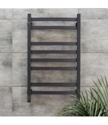 Navin Полотенцесушитель электрический Avalon, 800х480х104мм, таймер-регулятор, сталь, черный муар, правое подключение