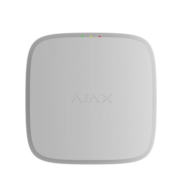 Сповіщувач Ajax EN54 FireProtect (Smoke/Sounder) пожежний димовий зі звуковим оповіщувачем Білий
