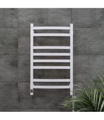 Navin Полотенцесушитель электрический Avalon, 800х480х104мм, таймер-регулятор, сталь, белый, правое подключение